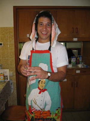 Claudio beim Kchendienst