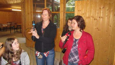 Silke und Petra in Aktion